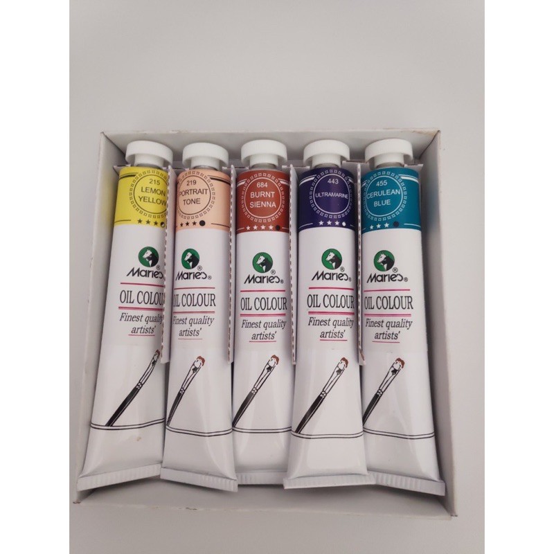 Combo 12 màu sơn dầu Marie 50ml