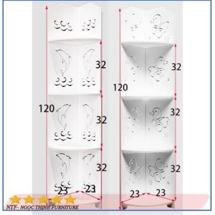 🍀 Kệ góc nhà tắm 4 tầng họa tiết đáng yêu (NTF230 +NTF231) | BigBuy360 - bigbuy360.vn