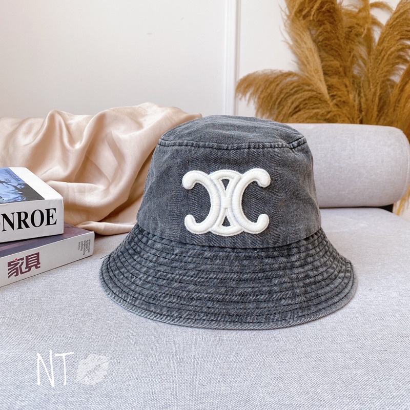 Mũ vành bucket bò ce line