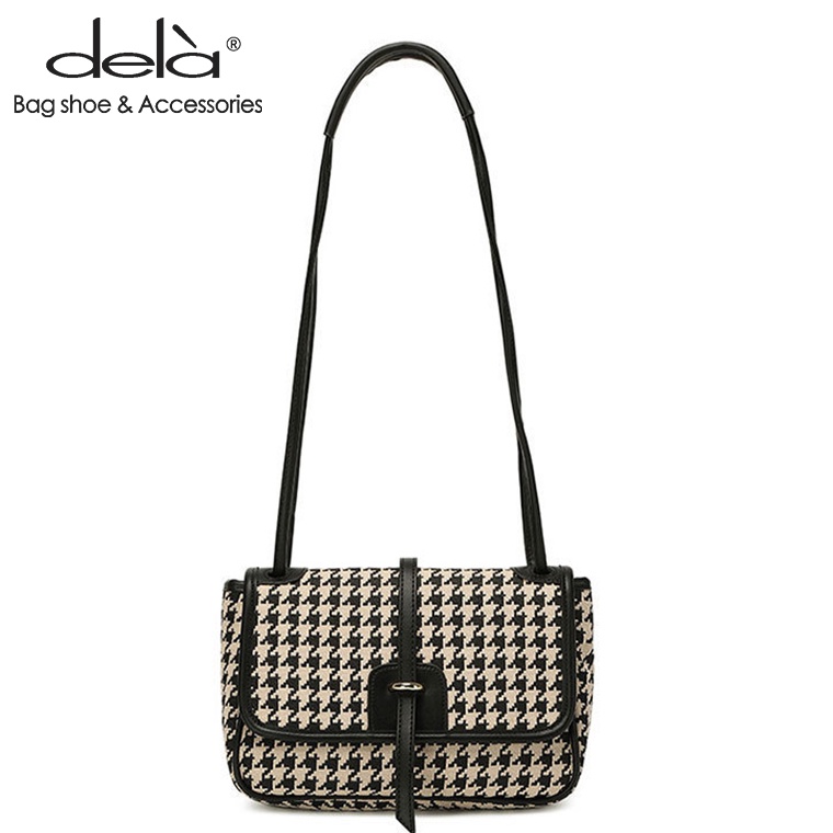 Dela Túi canvas Đeo Một Bên Vai Sức Chứa Lớn Thời Trang Thu Đông Mới Cho Nữ
