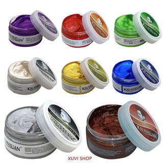 Sáp Vuốt Nhuộm Tóc Đổi Màu Tạm Thời XÁM KHÓI,XANH DƯƠNG,TÍM,ĐỎ,TRẮNG,NÂU,ĐEN,VÀNG,XANH RÊU-Z76 -shop SLIMEMOCHISQUISHY
