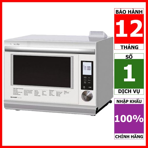 AX-1600VN-R | AX-1600VN-W | Lò vi sóng Sharp AX-1600VN-R, AX-1600VN-W Helsio hơi nước siêu nhiệt (Hàng chính hãng)