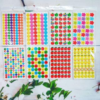 Stickers dán lời khen môn tiếng anh   (1 túi 9 tờ/1 mẫu)