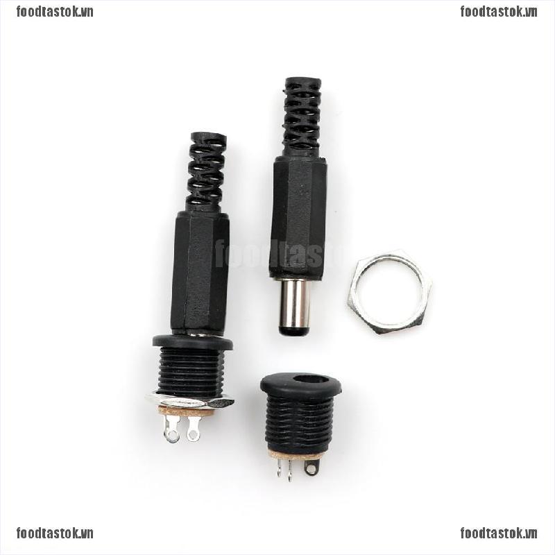 10 Đầu Nối Ổ Cắm Nguồn Dc 5.5mm X 2.1mm