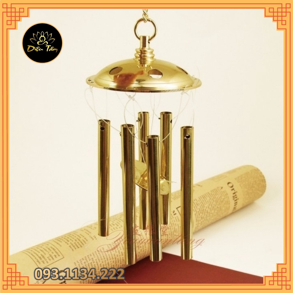 Combo 3 chuông gió phong thủy bằng đồng