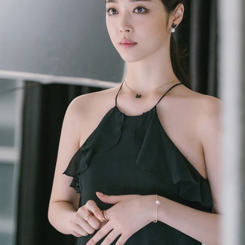 Vòng cổ Mặt Hình Thiên Nga Đính Đá Thời Trang Hàn Quốc Cho Nữ