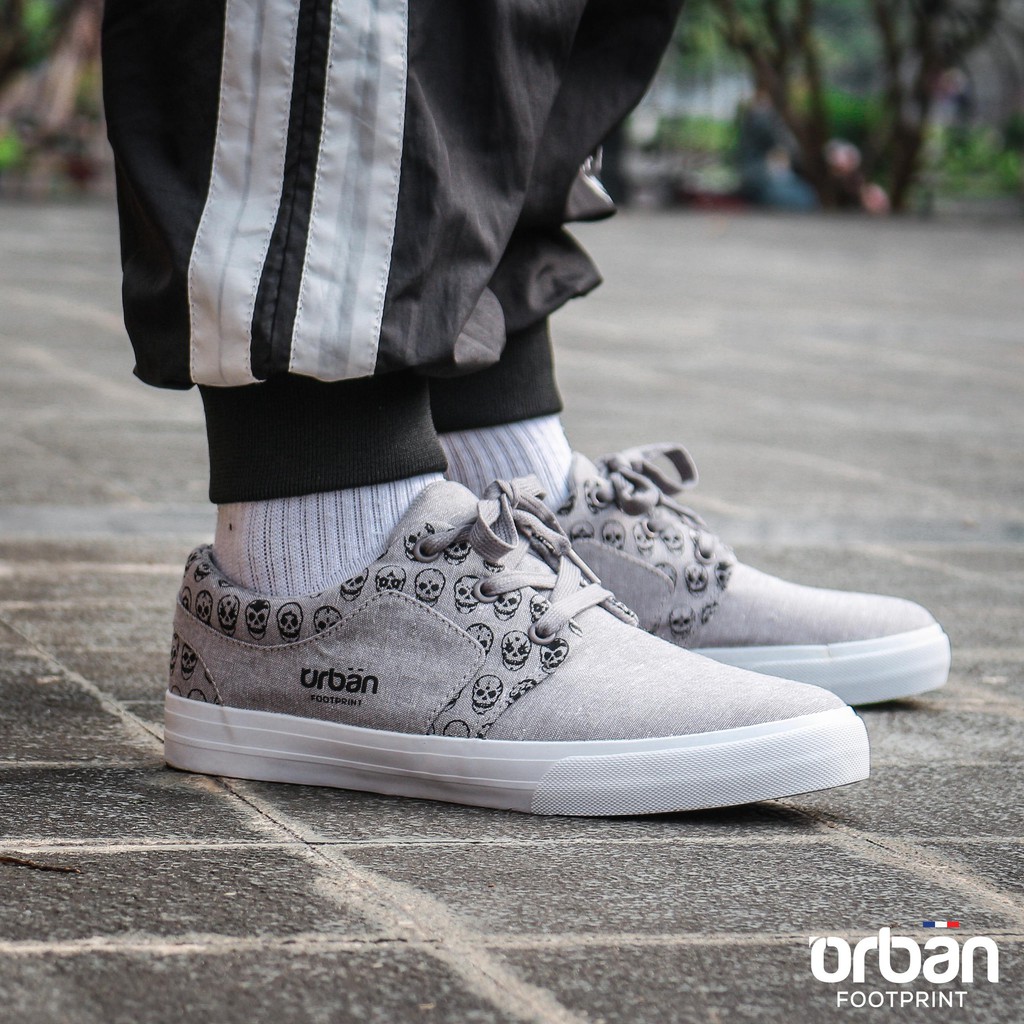 [Mã BMBAU50 giảm 7% đơn 99K] Giày sneaker nam Urban UM1701 ghi