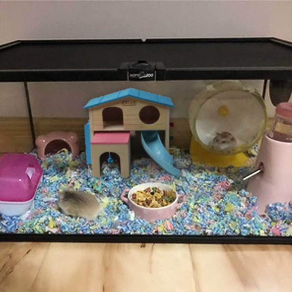 Nhà ngủ gỗ 2 tầng cầu trượt Carno cho Hamster