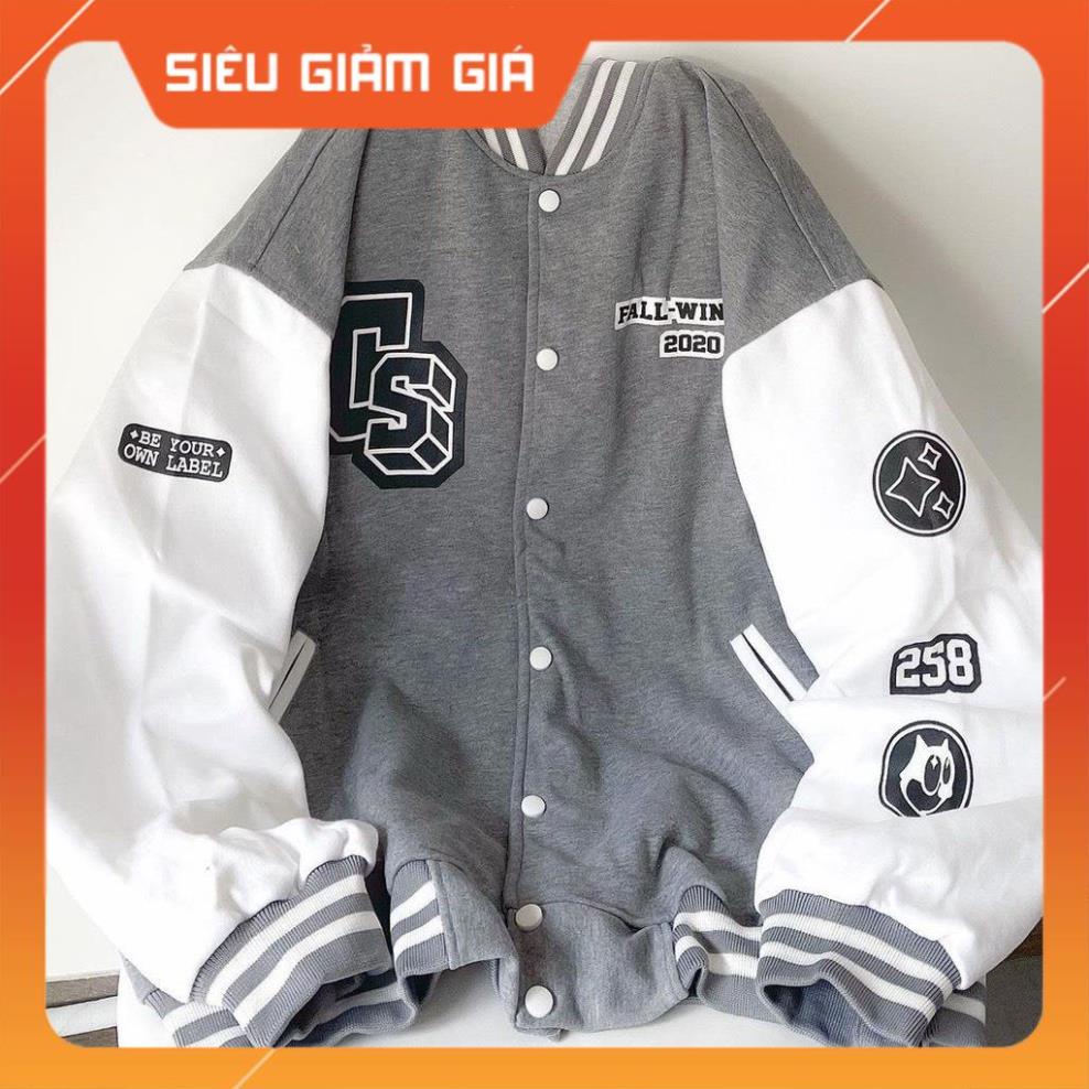 Áo bomber nỉ IN CS form rộng  Áo Khoác nỉ Unisex AKN6 Guvia