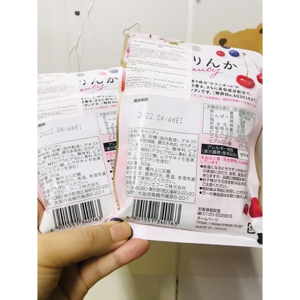 Kẹo mềm hương hoa hồng Beauty Rose Kracie ăn xong body thơm tho