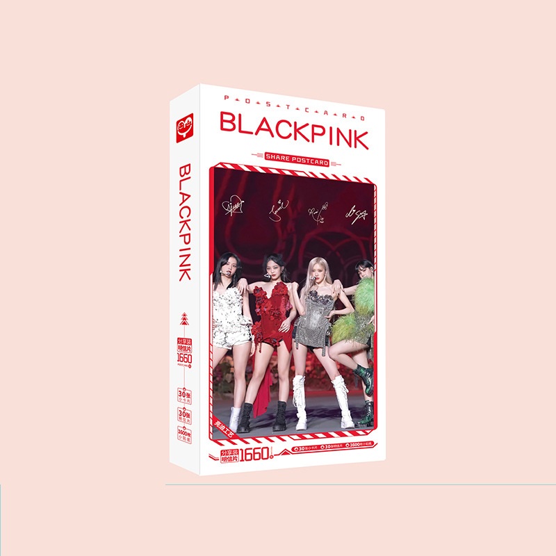 Hộp ảnh Blackpink xinh xắn mẫu mới 2021 kèm hình dán