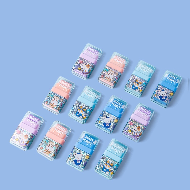 1 Cục Tẩy Bút Chì Hình Hành Tinh Hai Mặt Mini Dễ Thương Làm Sạch Hiệu Quả C7118