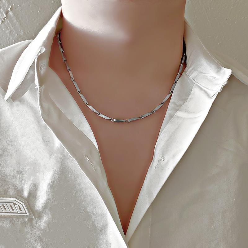 Dây chuyền nam inox hỏa tiễn 3mm trơn thép không gỉ