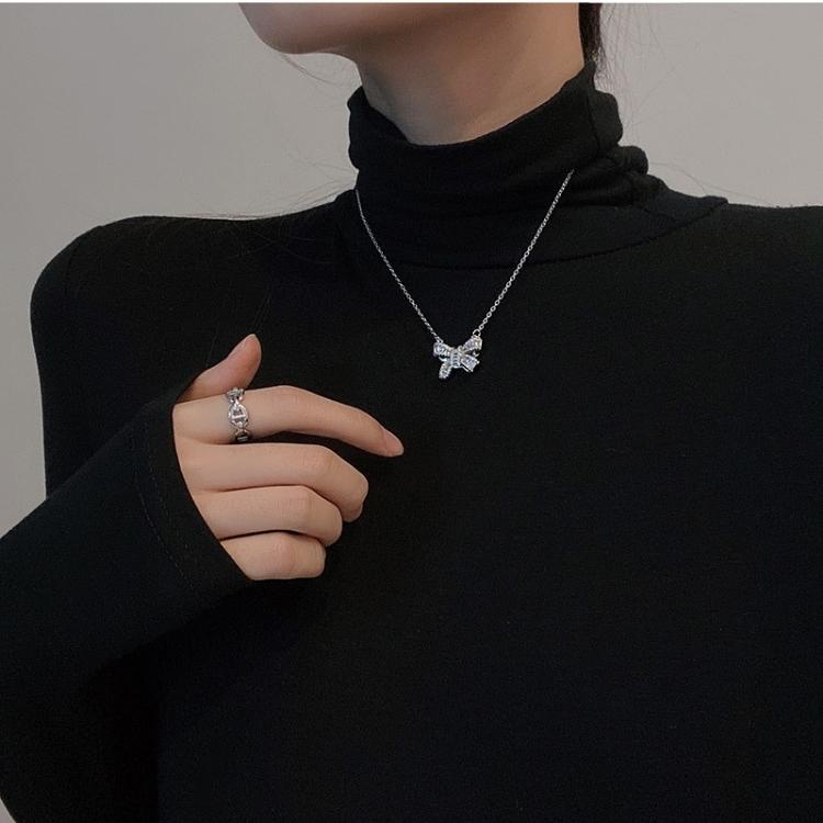 Dây chuyền nơ pha lê cao cấp thanh lịch - Mely VV38