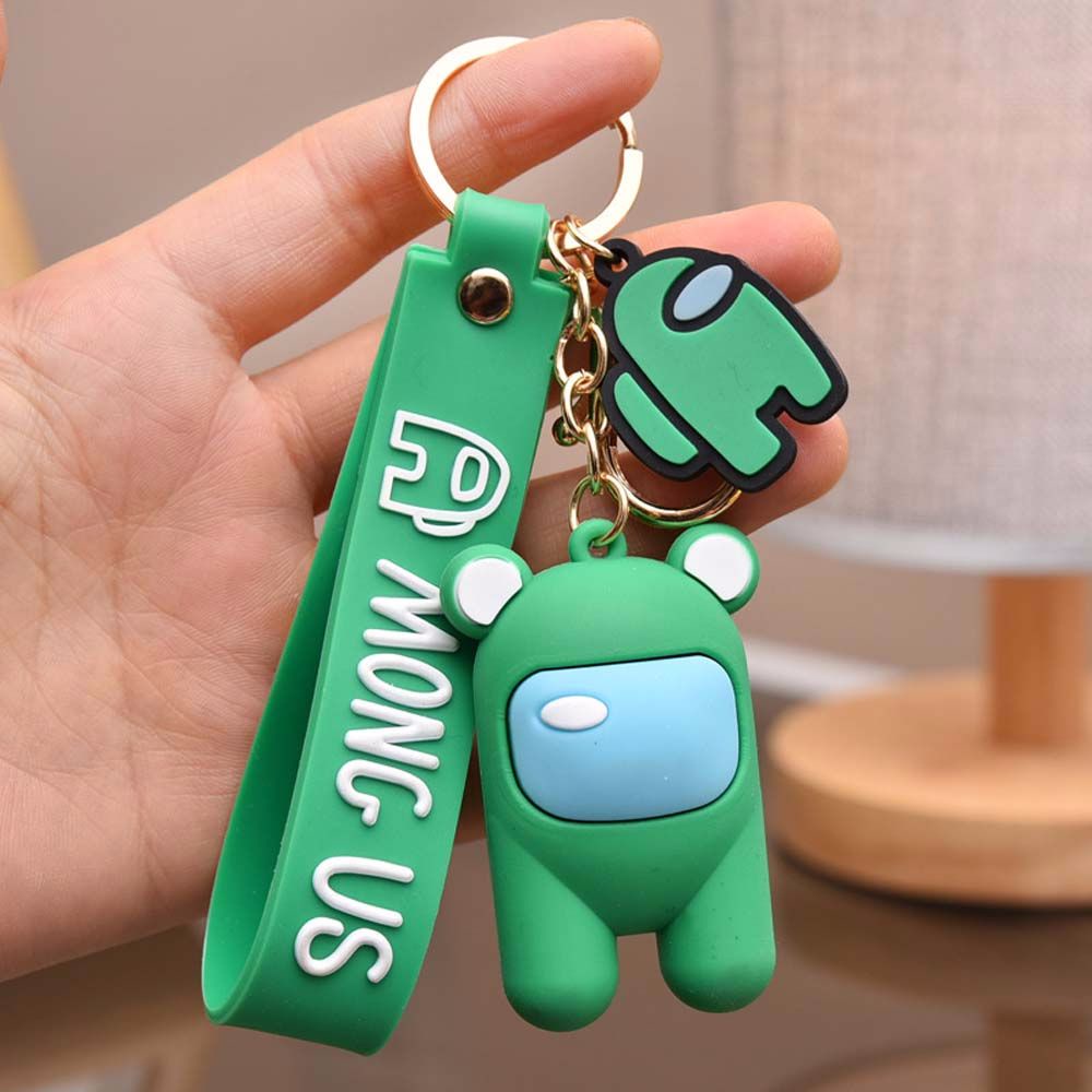 Móc chìa khóa họa tiết hoạt hình Among Us độc đáo đáng yêu