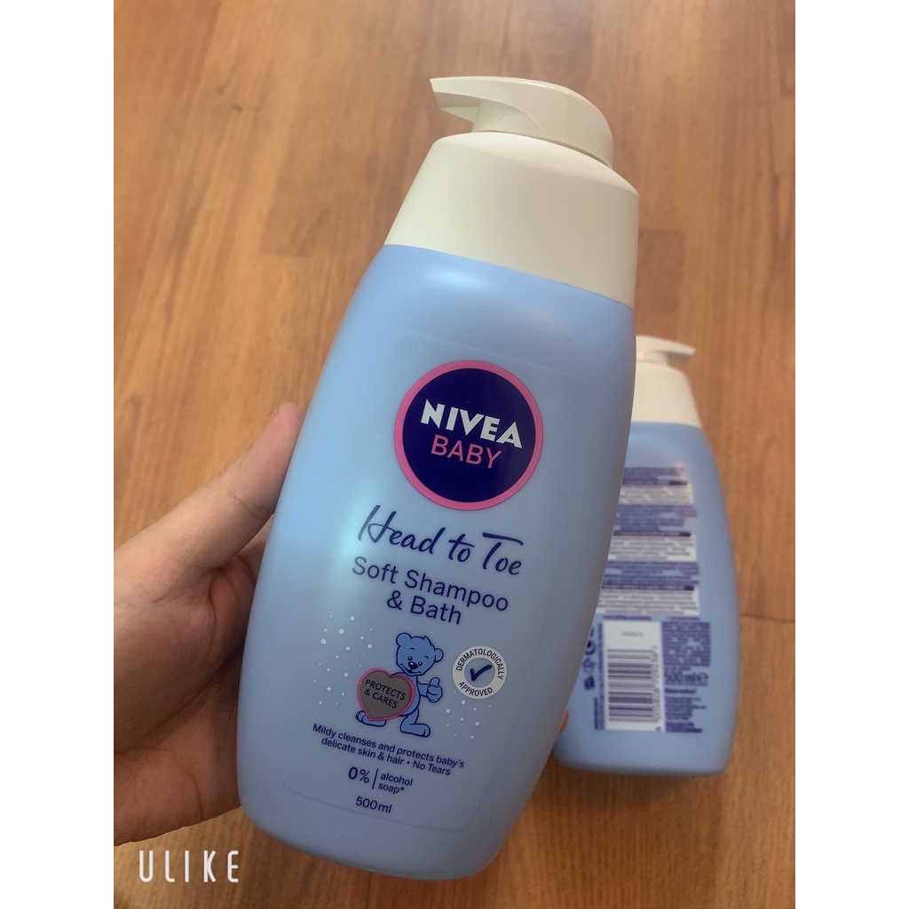 Sữa tắm gội NIVEA BABY head to toe 500ml - Nivea Baby