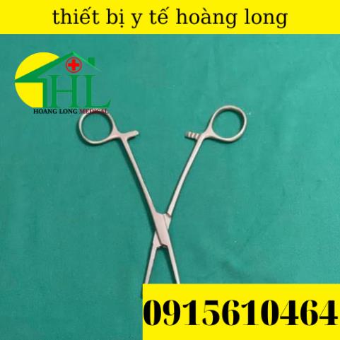 Panh Y Tế, Panh Gắp Phẫu Thuật, Pen Kẹp Y Tế, Panh Thẳng Không Mấu 14cm - Hàng Pakistan