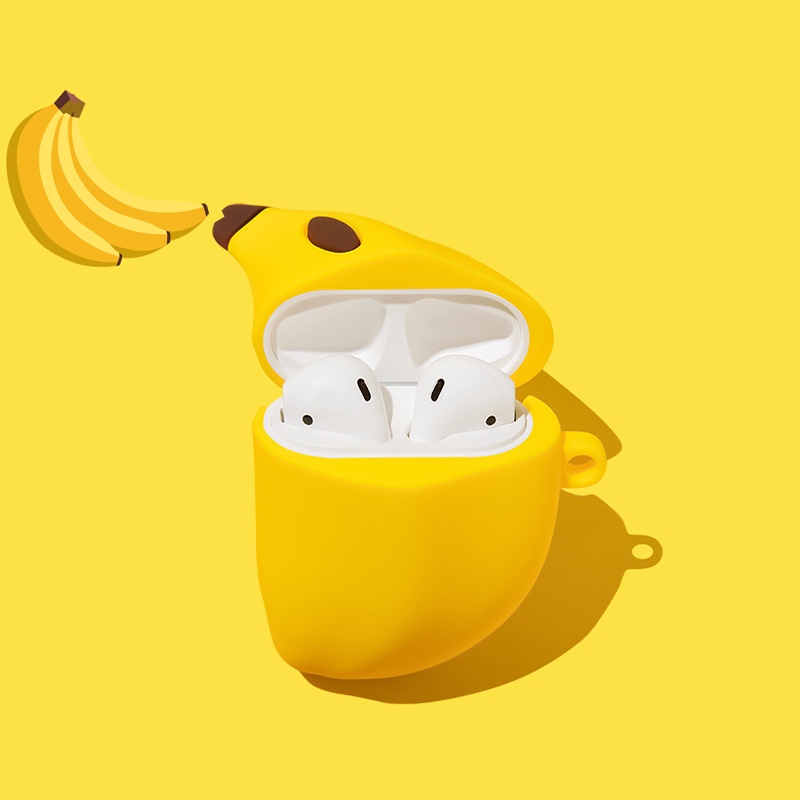 Vỏ Bảo Vệ Hộp Sạc Tai Nghe compatible AirPods 3 2 3D Bằng Silicon Thời Trang