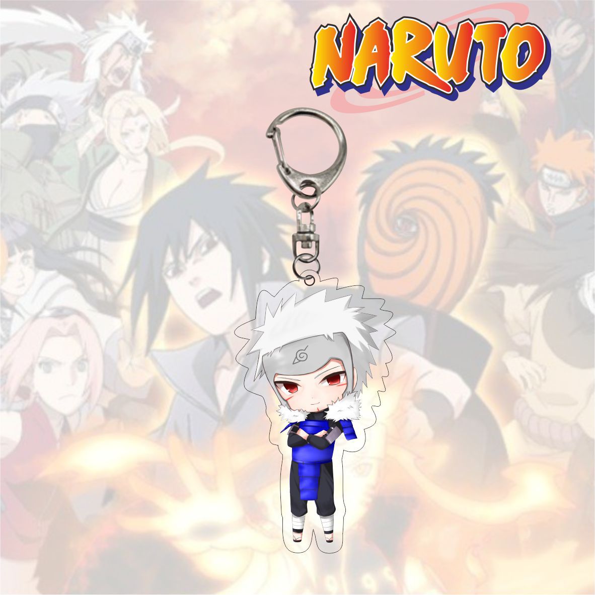 Móc Khóa Trang Trí Hình Nhân Vật Anime Naruto Xinh Xắn