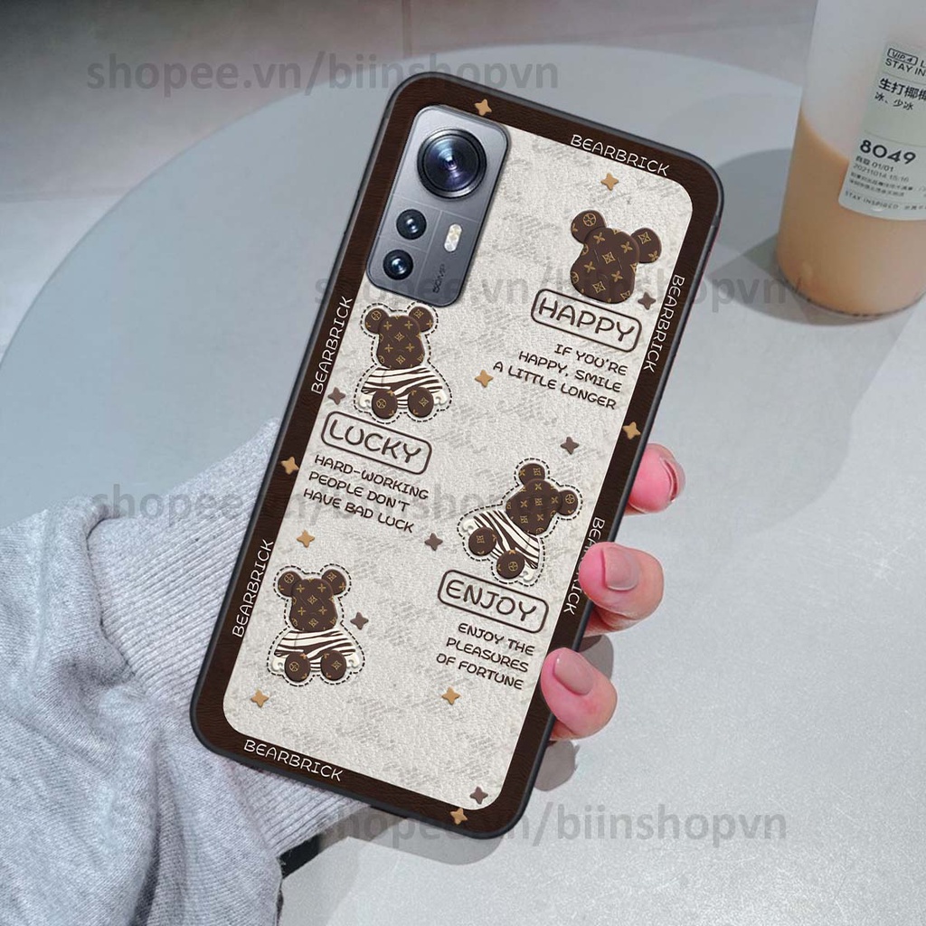 Ốp Xiaomi 12 / Xiaomi 12 Pro hình gấu bear brick đẹp độc lạ, thời trang, cá tính