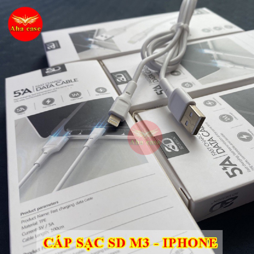 [Free Ship+Loại Tốt] Dây Cáp Sạc chính hãng M1-Micro, M2-TypeC, M3-Lightning cho các loại Điện Thoại,Tai nghe Bluetooth