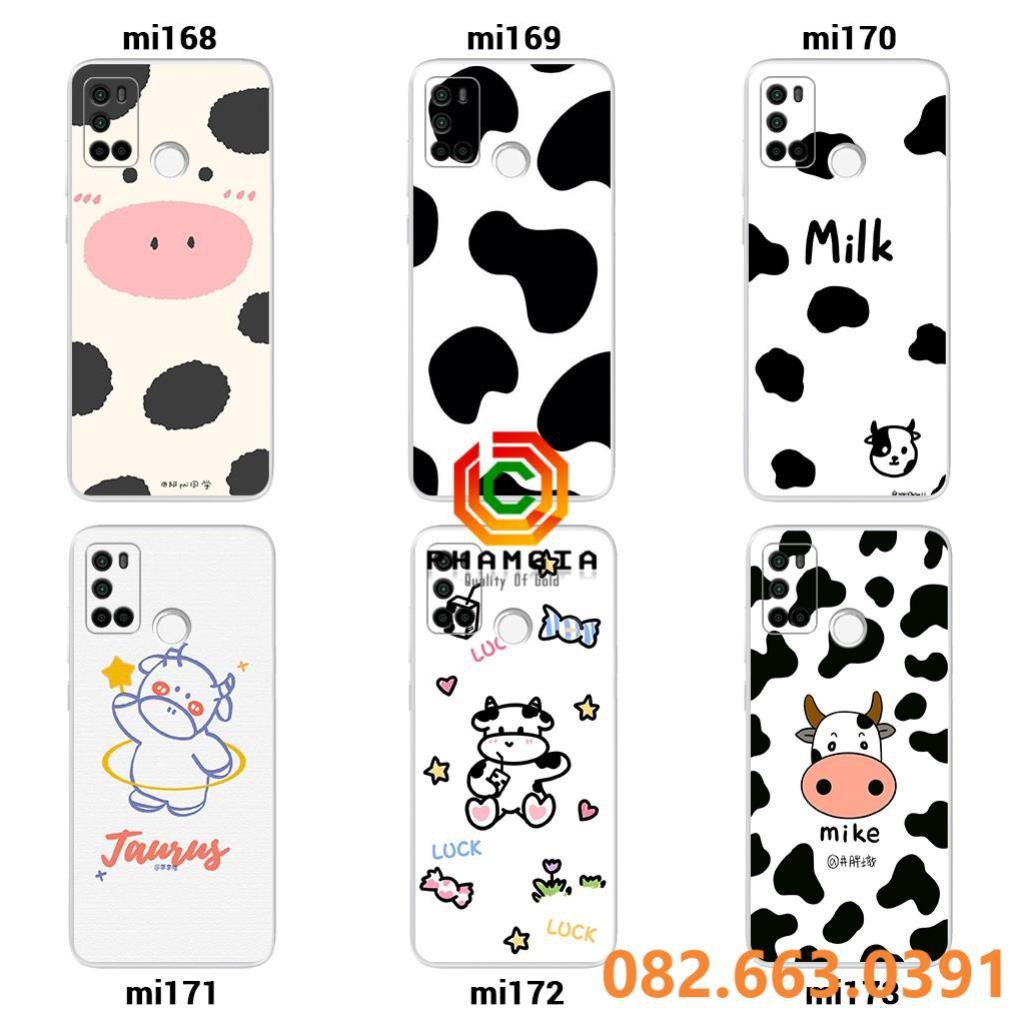 Ốp lưng VSmart Joy 3 - Joy 4 - Live 4 - Star 5 - Star 4 - Star 3 - Active 3 in hình vân da bò sữa hot trend