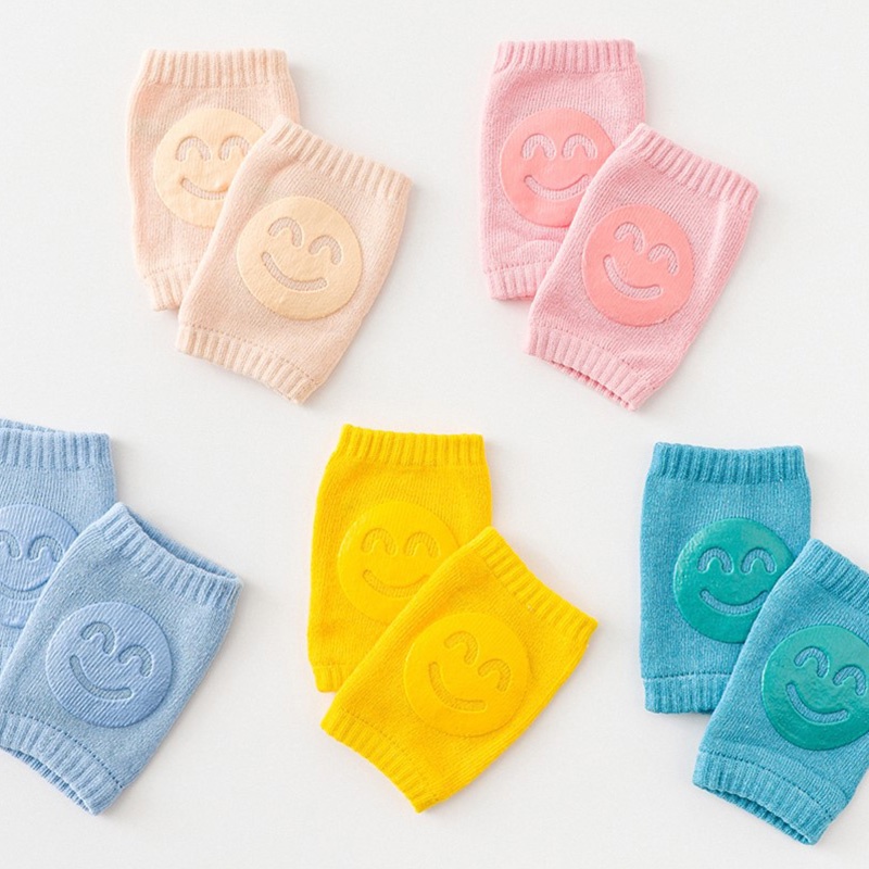 Miếng đệm cotton nhiều lớp bảo vệ đầu gối họa tiết hoạt hình xinh xắn dành cho trẻ em