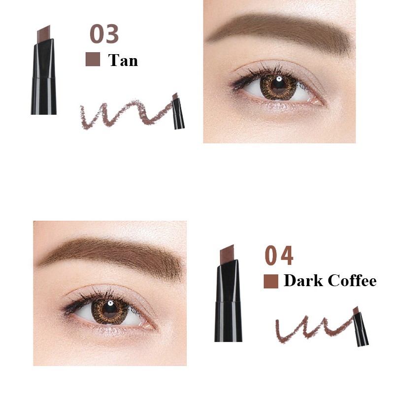 Bút kẻ chân mày Lameila 2 đầu kẻ tự động không thấm nước lâu trôi với 6 màu tùy chọn tiện dụng | BigBuy360 - bigbuy360.vn