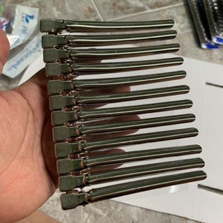 [FREE SHIP] Kẹp vịt tạo hình tóc kẹp chia tóc inox loại 1 chống trượt  dài 10 cm