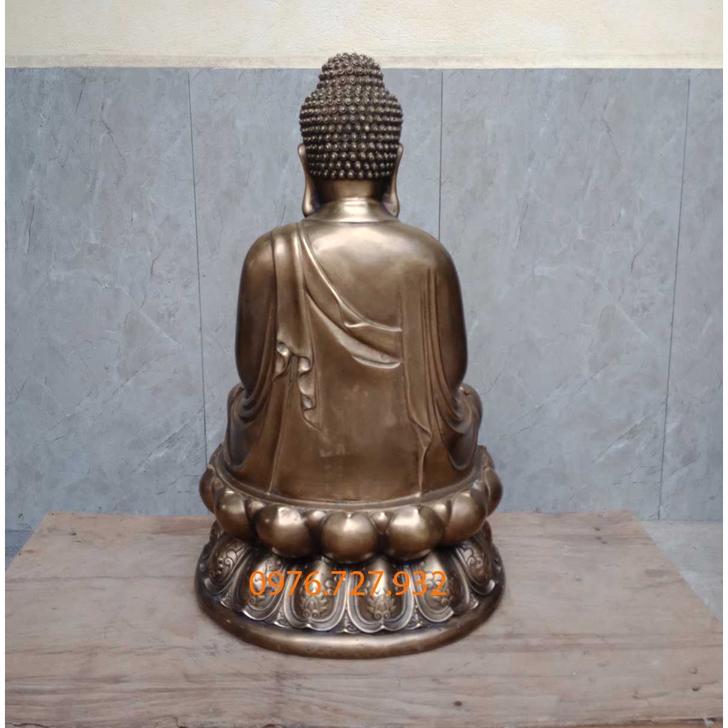 Tượng phật adida bằng đồng cao 48cm, bán tượng phật bằng đồng
