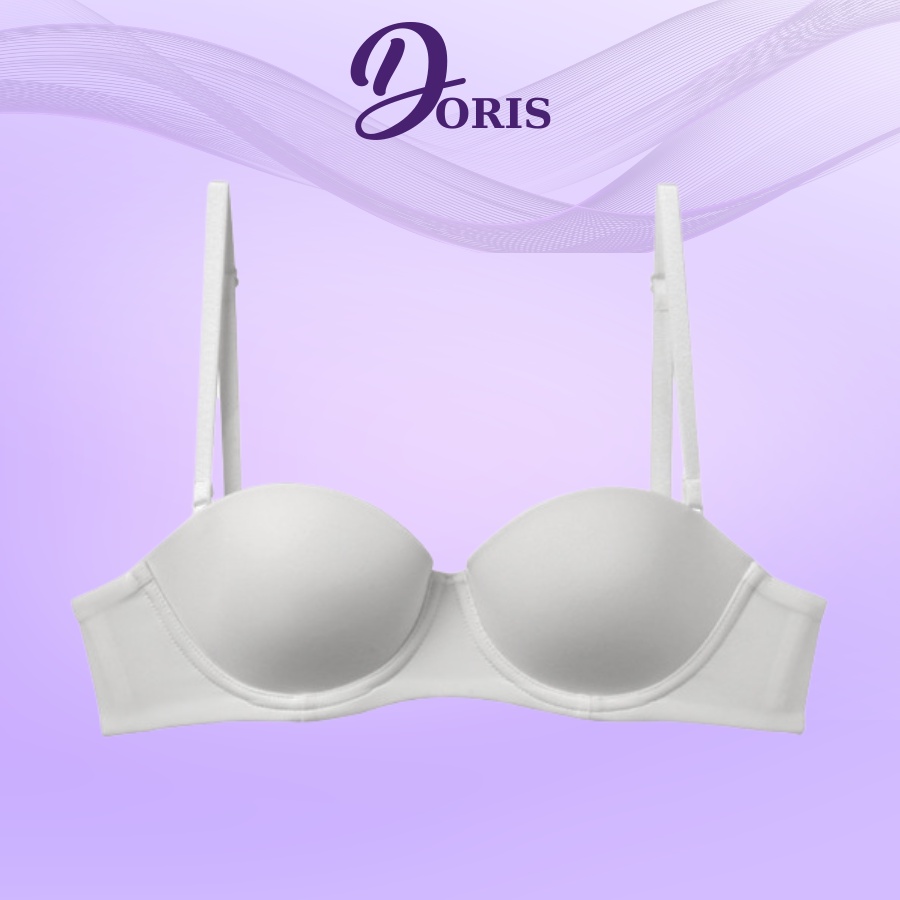 Áo ngực su đúc cúp ngang có gọng nâng ngực tạo khe quyến rũ DORIS 008