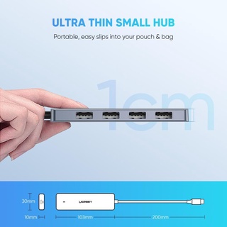 Bộ Chia Hub USB Type C Ra 4 Cổng USB 3.0 Ugreen 70336
