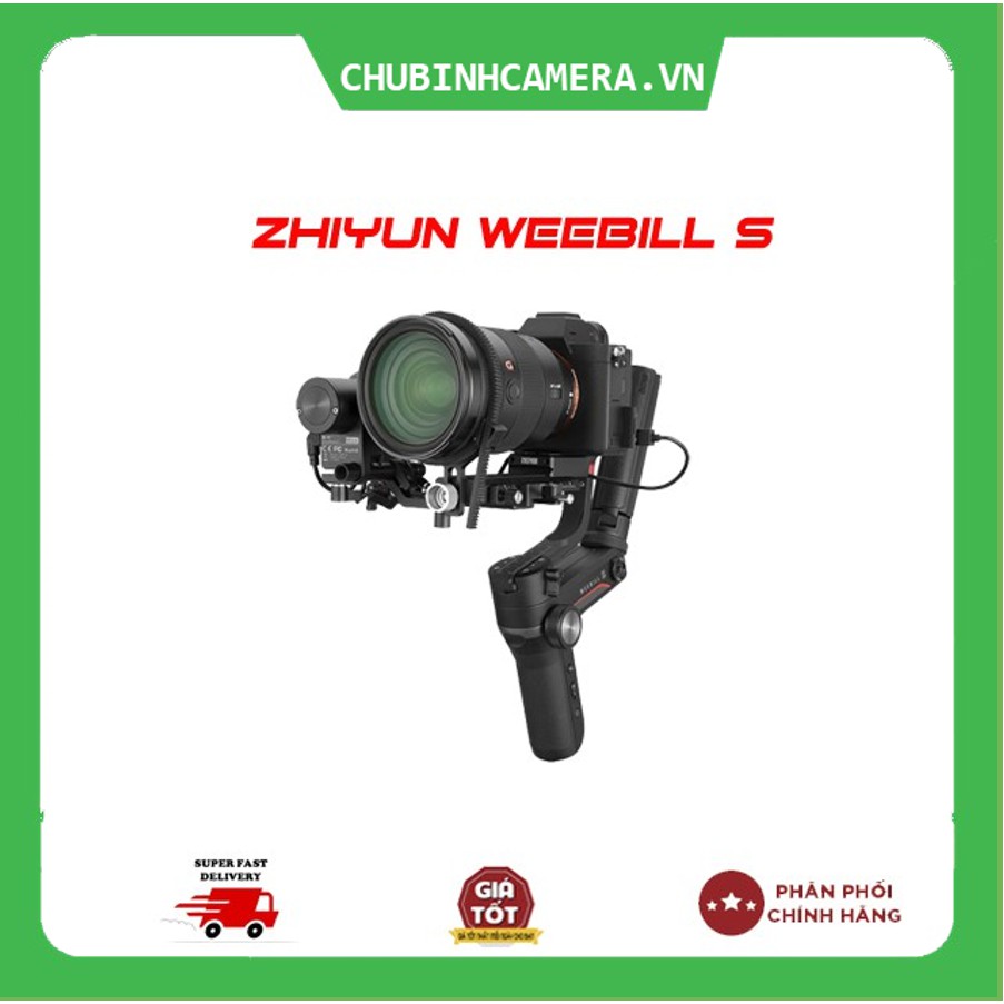 Gimbal cầm tay chống rung Zhiyun Weebill S dùng cho máy ảnh DSLR , máy quay