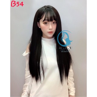TÓC GIẢ CAO CẤP THẲNG DÀI SIÊU ĐẸP  TẶNG LƯỚI ĐỘI- TÓC CẢ ĐẦU NỮ SIÊU PHẨM CỰC HOT