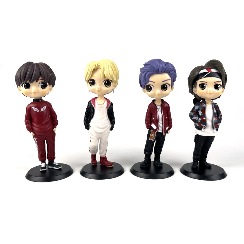 Set 7 Mô Hình Đồ Chơi Nhân Vật Trong Nhóm Nhạc Bts 15cm