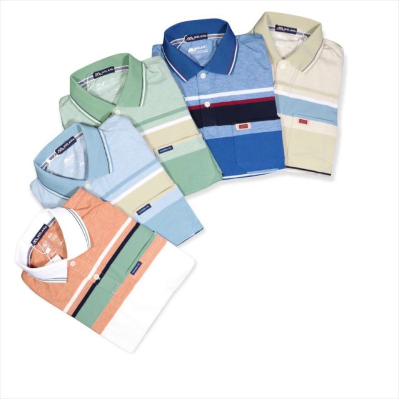 Áo thun cotton sọc