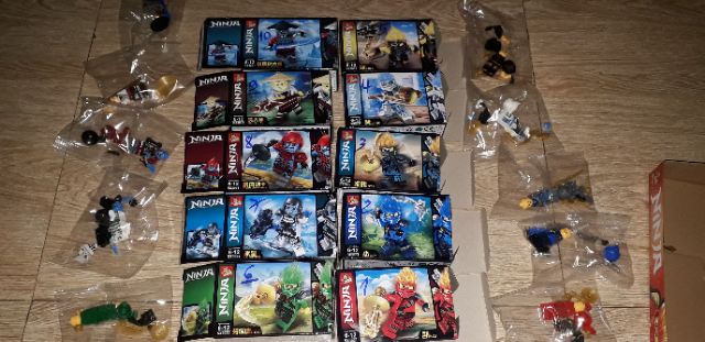 Lắp ráp 1 mini LegoNinja 3031 bằng nhựa ABS rất đẹp