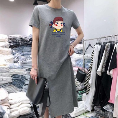 Đầm Thun Tay Lỡ Form Rộng Thời Trang Dành Cho Nữ