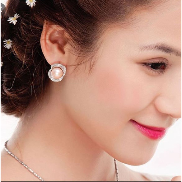 Vòng cổ chocker ngọc trai nhân tạo , dây chuyền ngọc to hàng chuẩn đẹp sang trọng