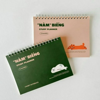 Sổ kế hoạch học tập Crabit Study Planner 90 trang