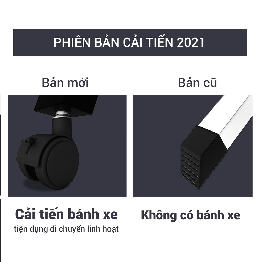 Giàn phơi quần áo thông minh loại sào phơi đồ có bánh xe di chuyển, cây giá treo inox tặng 22 móc treo