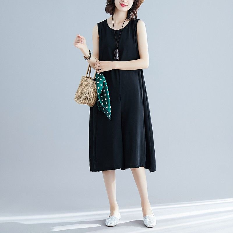 [ORDER] Quần yếm lửng nữ bigsize ống rộng giả váy (fit 70kg) - Có ảnh thật | BigBuy360 - bigbuy360.vn