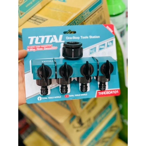 Bộ chia 4 đầu ra cho vòi nước TOTAL THHC604101
