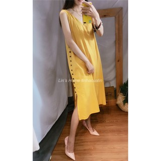 D075 - ĐẦM LINEN SUÔNG ĐẶT MAY THEO MÀU