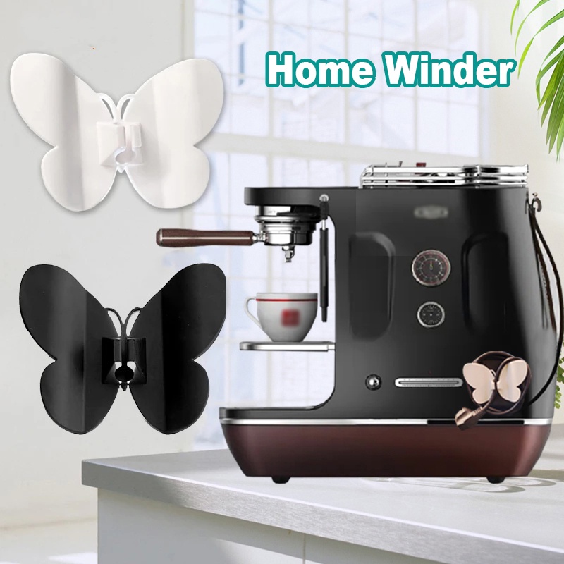 Giá Đỡ Quấn Dây Cáp Tự Dính Hình Bươm Bướm Tiện Dụng Cho Nhà Bếp