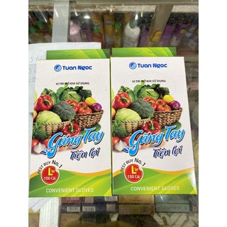 Găng tay nilong tiện lợi hộp 100 cái