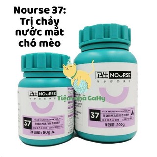 [Nourse- Giá Đẹp] Nourse 37- Viên Nhai Giảm Tiết Nước Mắt Chó Mèo- Hạn Chế Ố Mắt- Bẩn Mắt