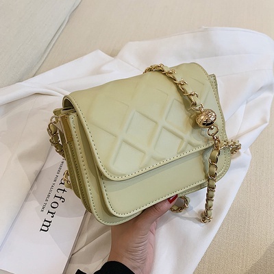 Túi xách nữ da họa tiết kẻ kim cương Alice Housee, túi đeo chéo đa năng đi chơi, đi học, đi làm