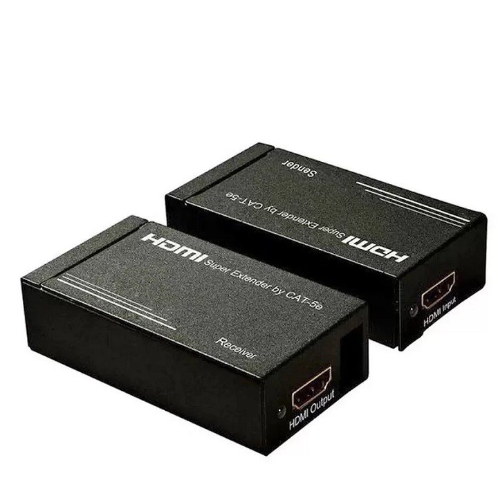 Bộ khuếch đại tín hiệu cáp HDMI 100M - HDMI extender 100m - Bộ kích tín hiệu HDMI 100m