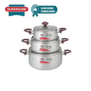 Bộ 3 Nồi Anod Sunhouse SH8833